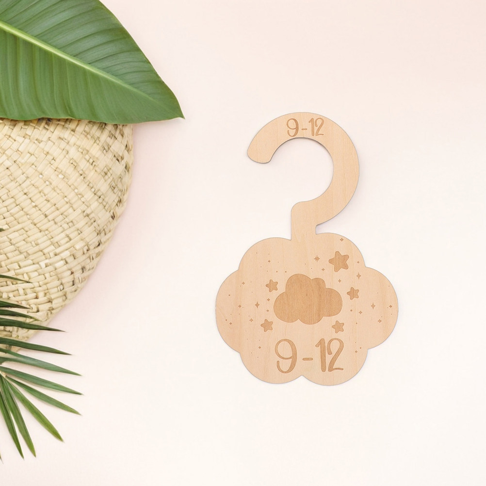 14Pcs Wooden Nursery Clothes D - огляд і ціна Baby Clothing Wardrobe