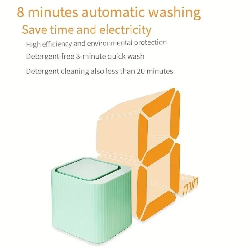 Automatic Mini Washing Machine - огляд і ціна Baby Clothing Washing Machine