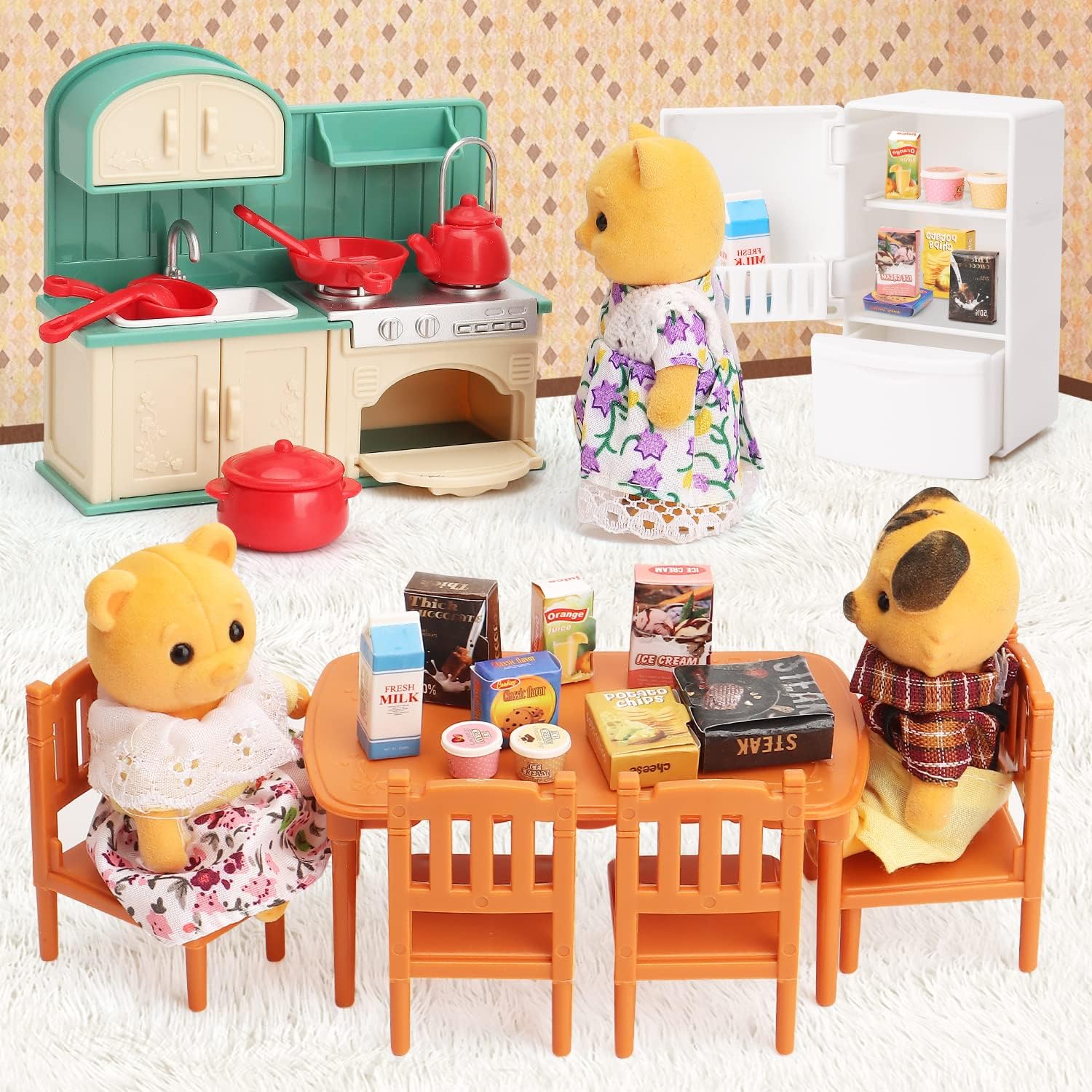 Dollhouse Furniture Set Doll H - огляд і ціна Baby Clothing Washing Machine