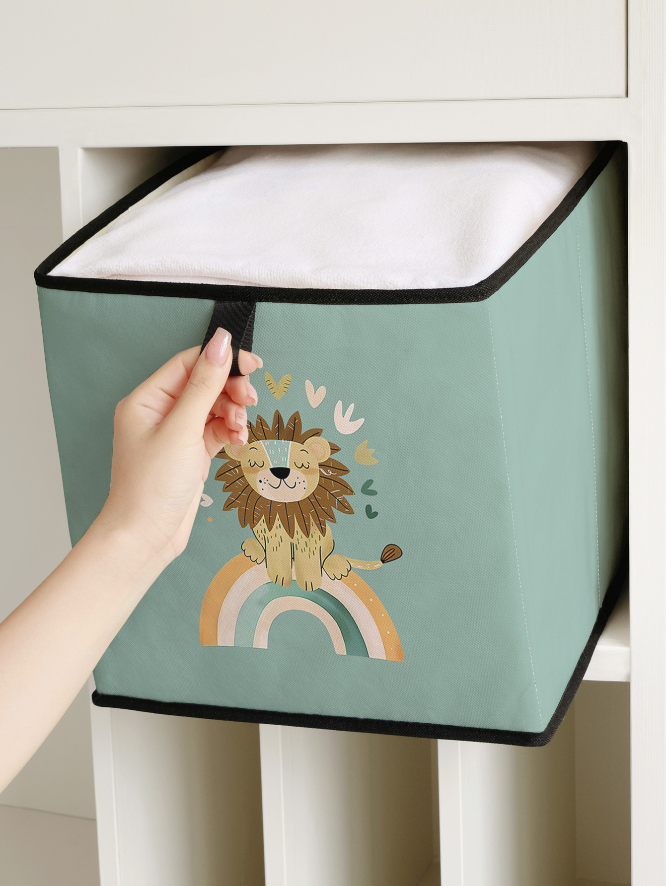 Cute Lion Rainbow Print Foldab - огляд і ціна Baby Clothing Wardrobe