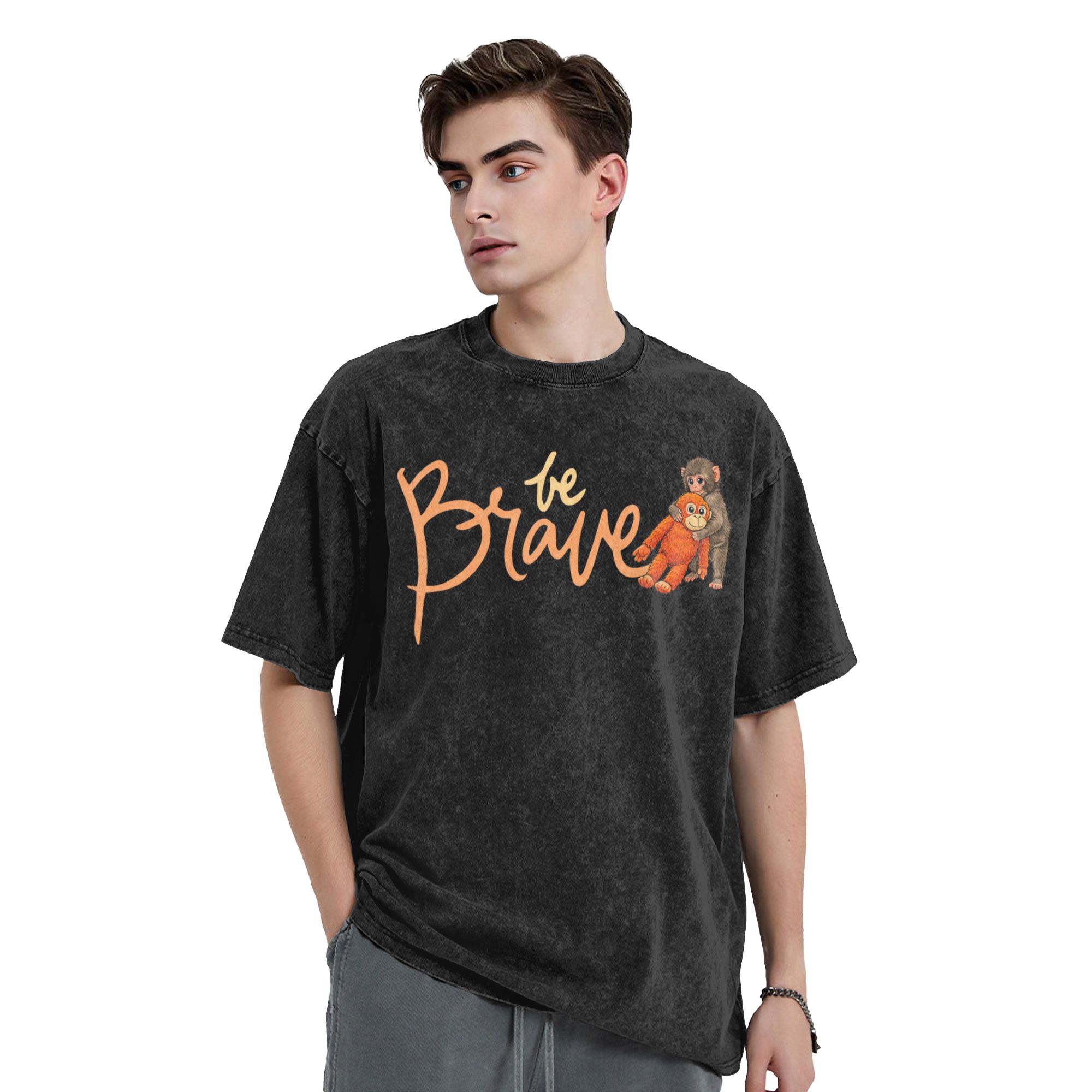 Mens T Shirt Punch Baby Monkey - огляд і ціна Baby Zoo Clothing