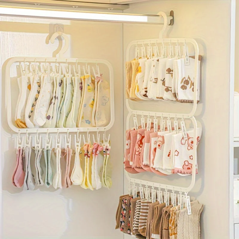 Multi-clip Baby Hanger, Househ - огляд і ціна Baby Clothing Drying Rack