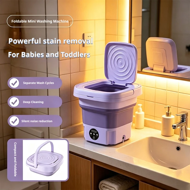 9L Fold Mini Washing Machine P - огляд і ціна Baby Clothing Washing Machine