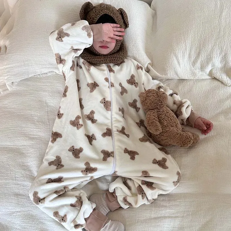 Cartoon Flannel Fleece Childre - огляд і ціна Baby Clothing For Sleep