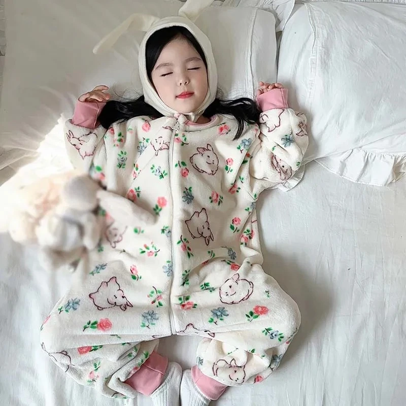 Cartoon Flannel Fleece Childre - огляд і ціна Baby Clothing For Sleep