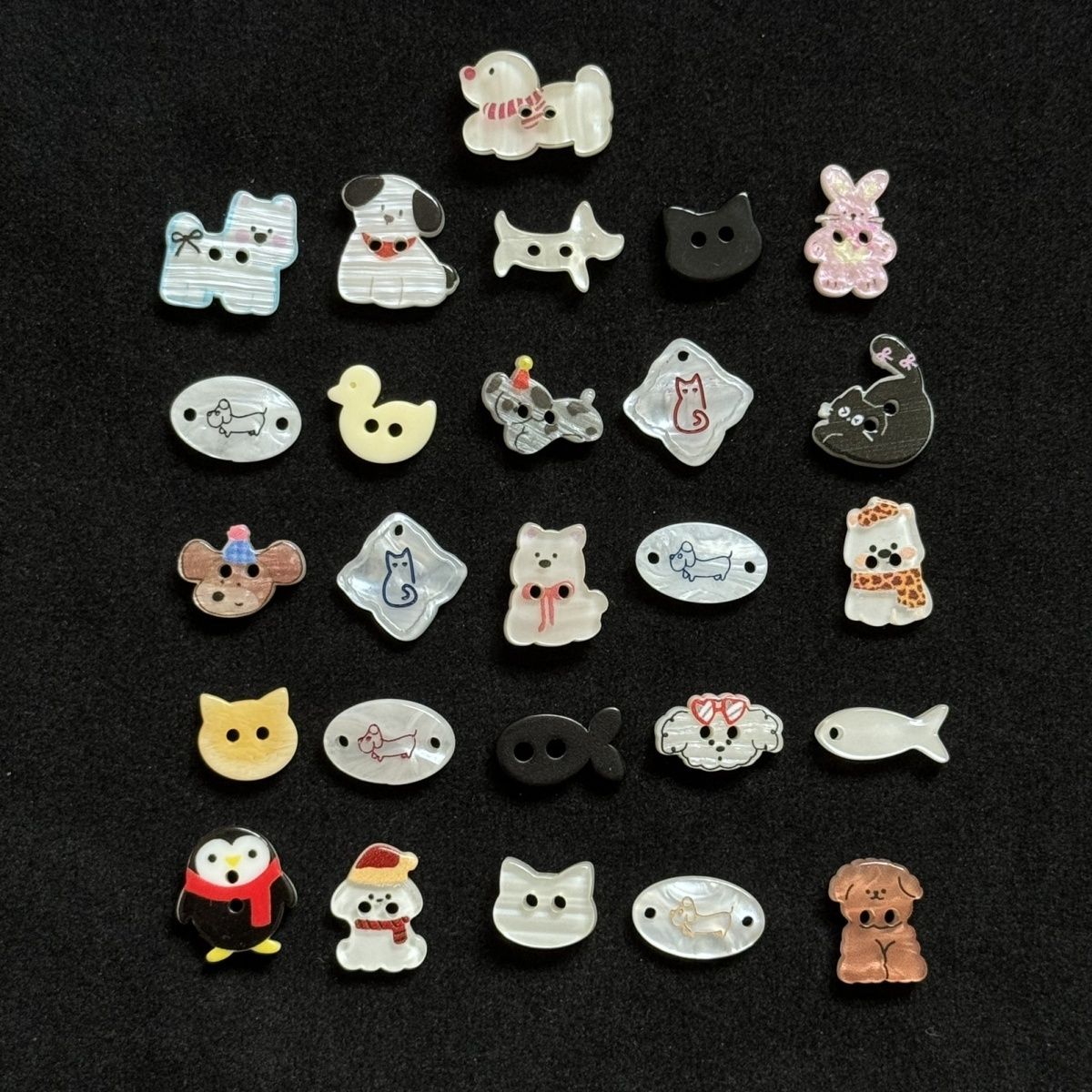 10PCS Cute Cat Puppy Penguin B - огляд і ціна Baby Zoo Clothing